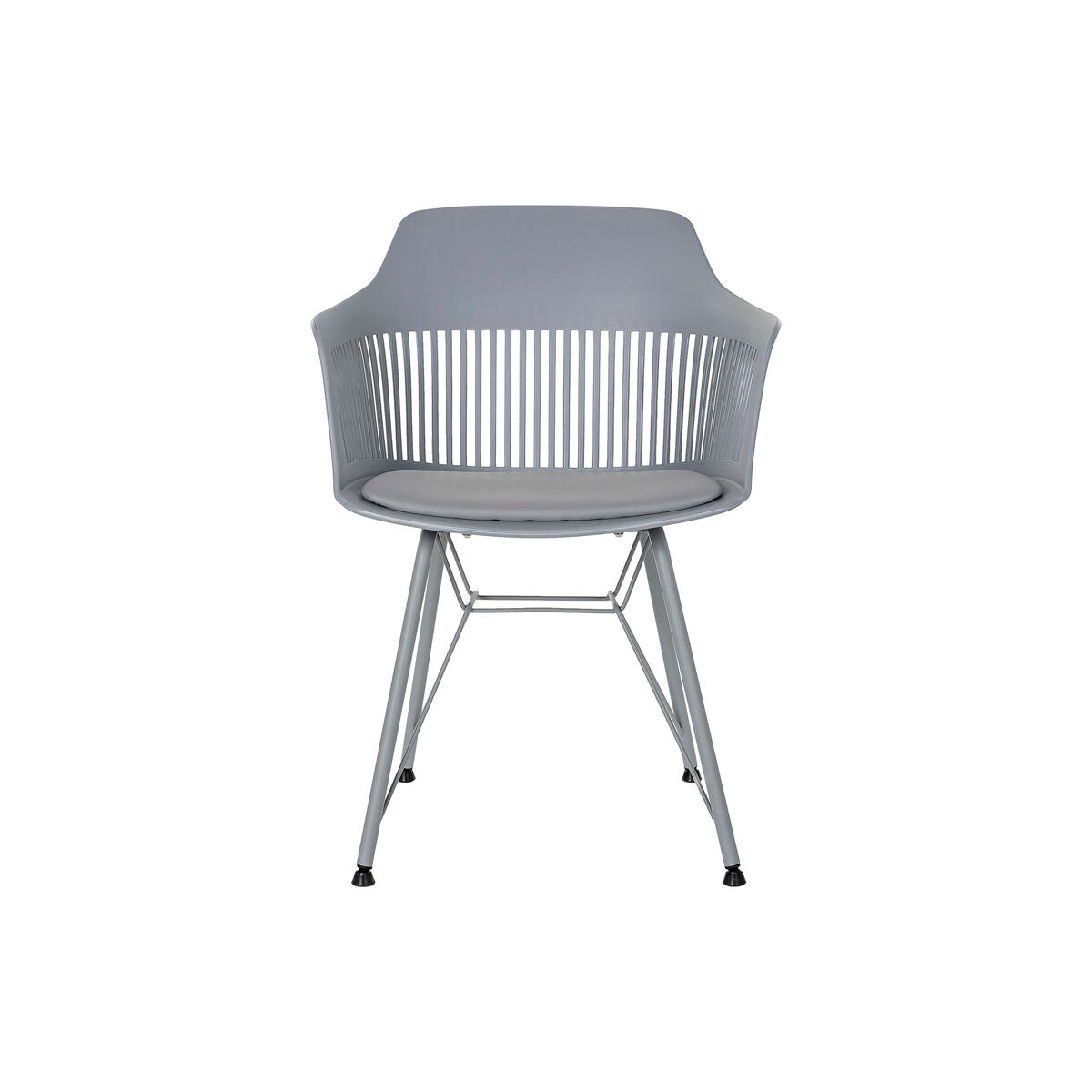 Chair DKD Home Decor Light grey 56 x 53 x 81 cm-1