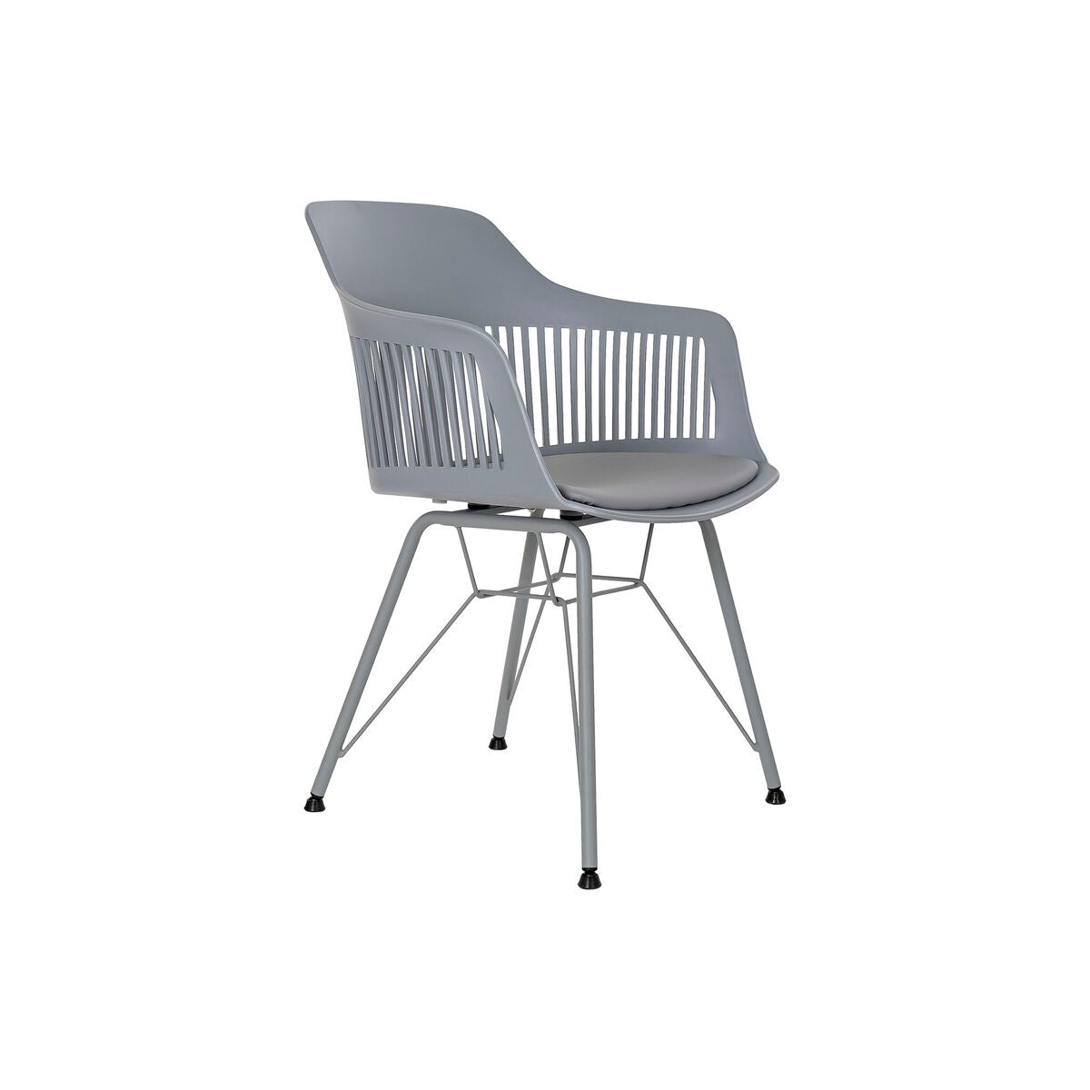 Chair DKD Home Decor Light grey 56 x 53 x 81 cm-0