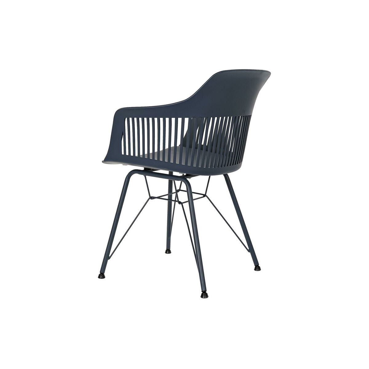 Dining Chair DKD Home Decor Blue Navy Blue 57 x 57 x 80,5 cm-4