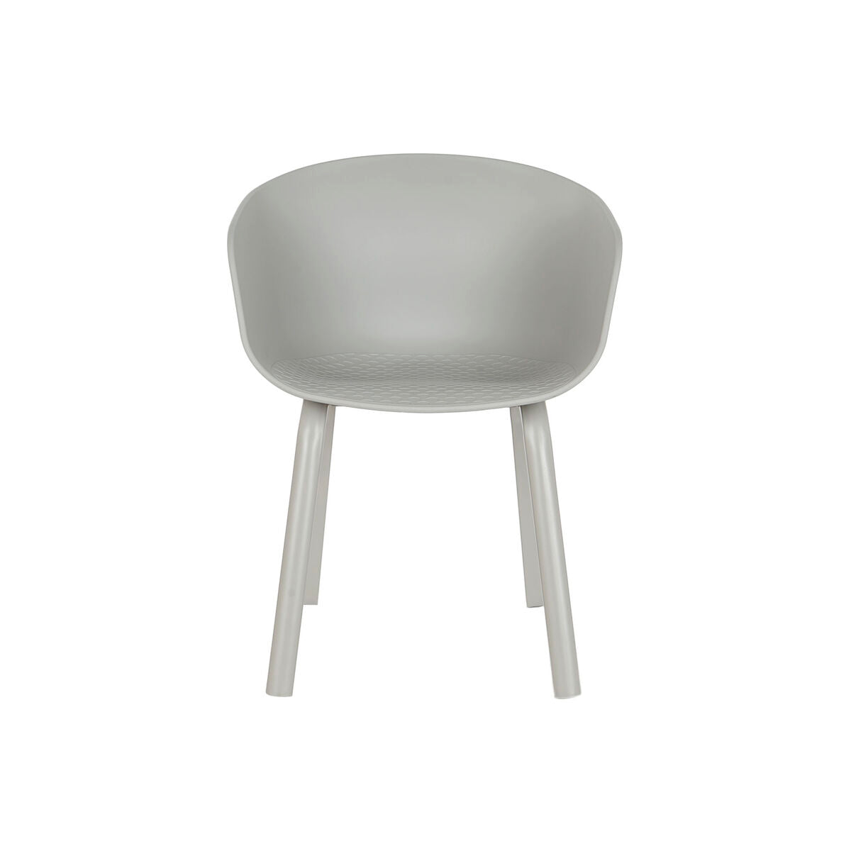 Dining Chair DKD Home Decor Light grey 56 x 58 x 78 cm 60 x 55 x 78 cm-3