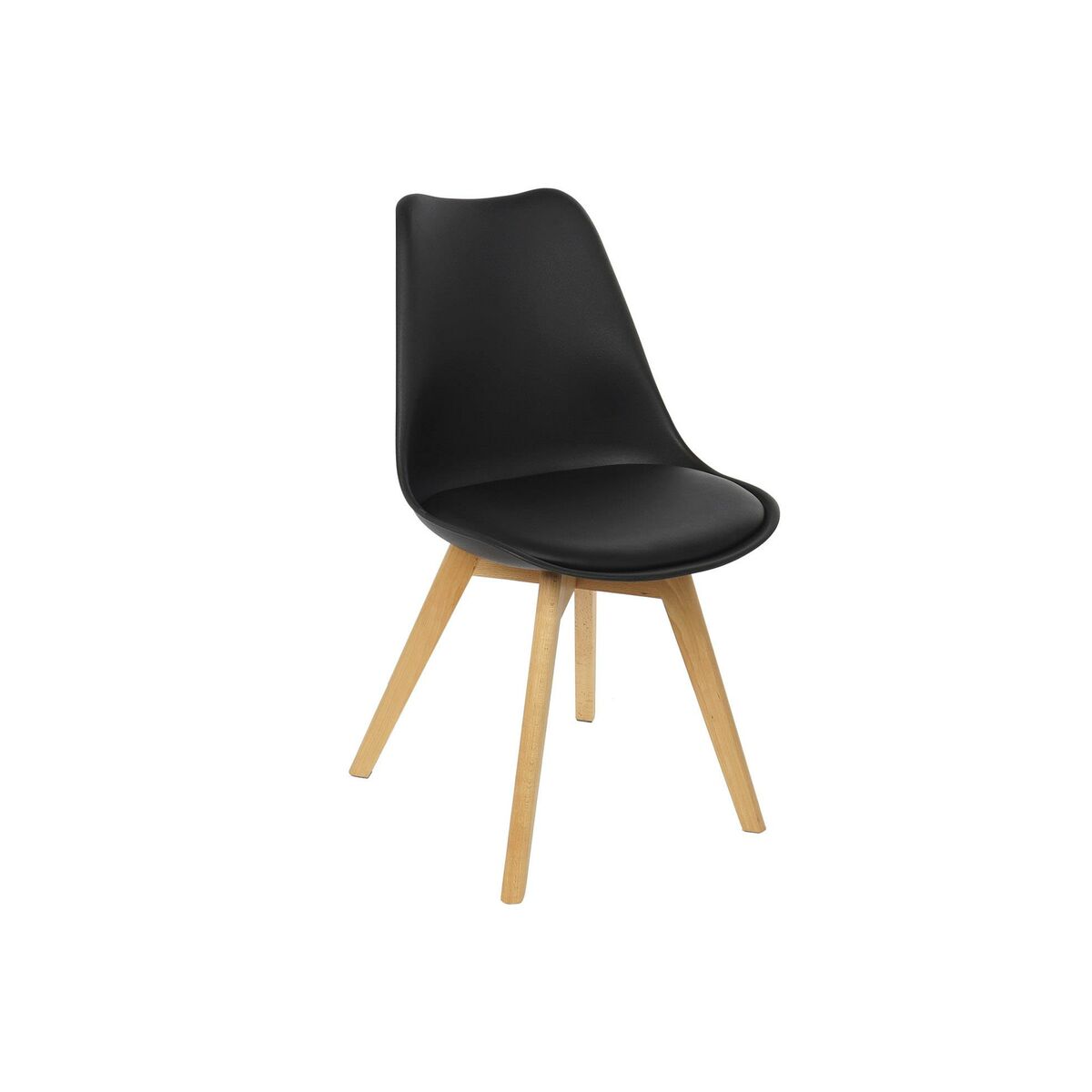 Chair DKD Home Decor Black 48 x 56 x 83 cm-1