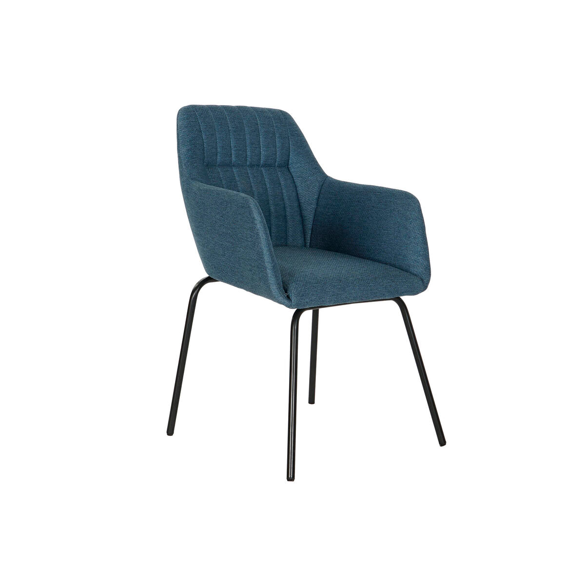 Chair DKD Home Decor Blue Black 59,5 x 60,5 x 78 cm-0